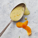 <p>Orange and lime combine with Dijon mustard and garlic to make a quick, easy vinaigrette that's as tasty on freshly cooked vegetables as it is on salad.</p>