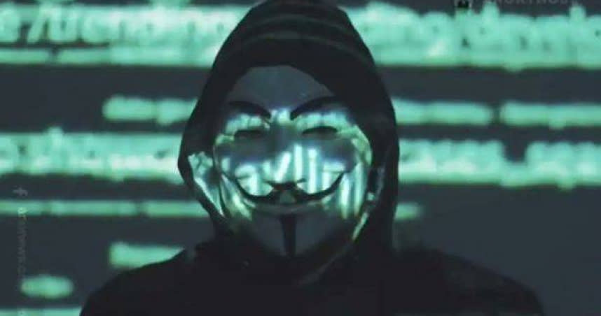 匿名者在2月25日宣布對俄羅斯進行網路攻擊。（圖／翻攝自網路）