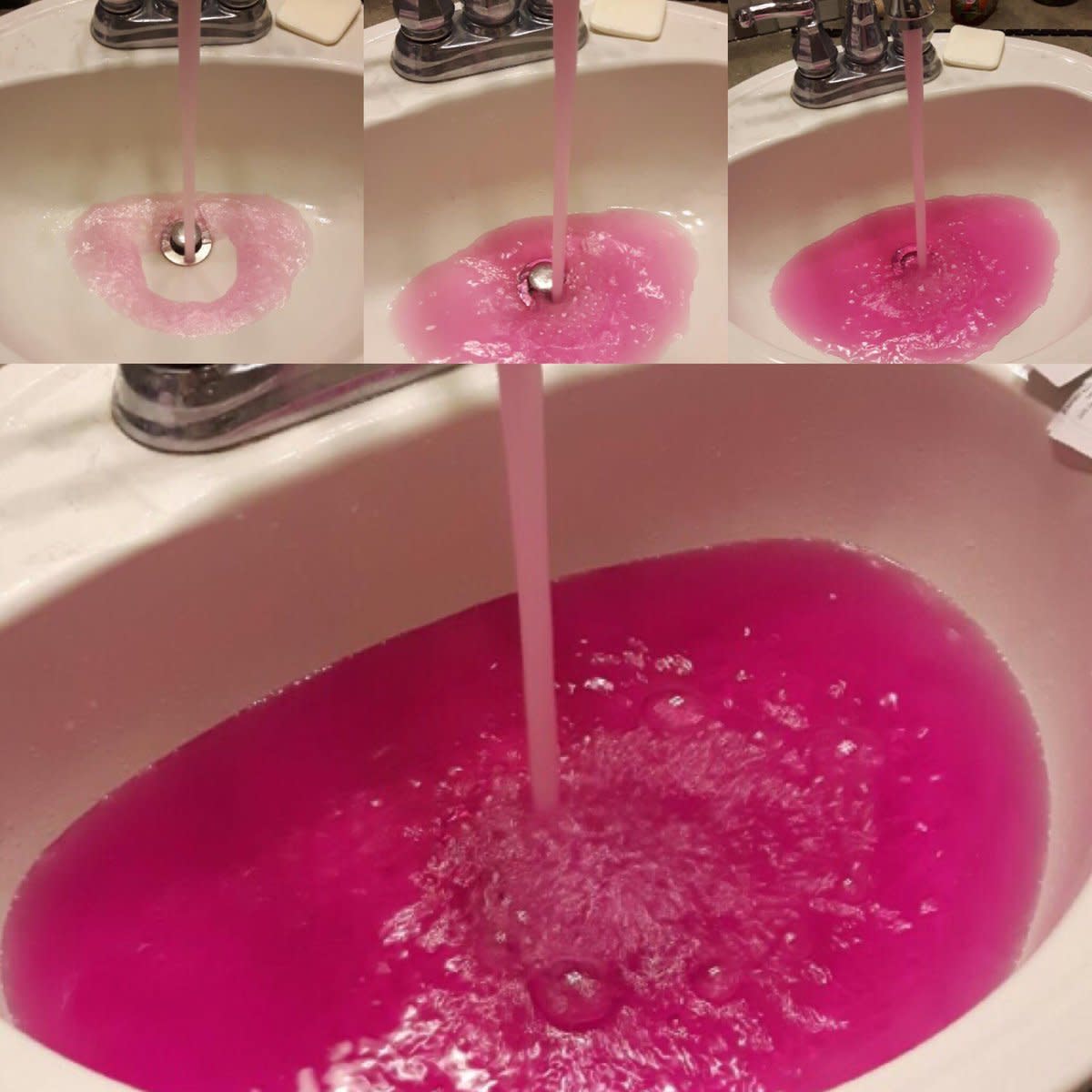 Canadian town sorry for pink tap water - BBC News