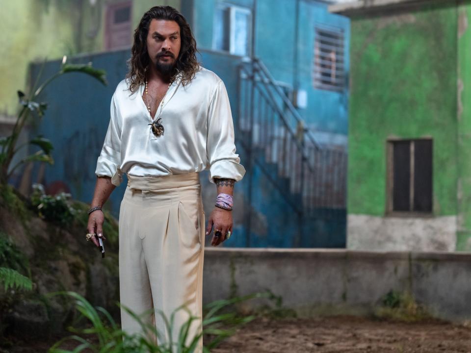 Jason Momoa in "Fast X" as Dante.