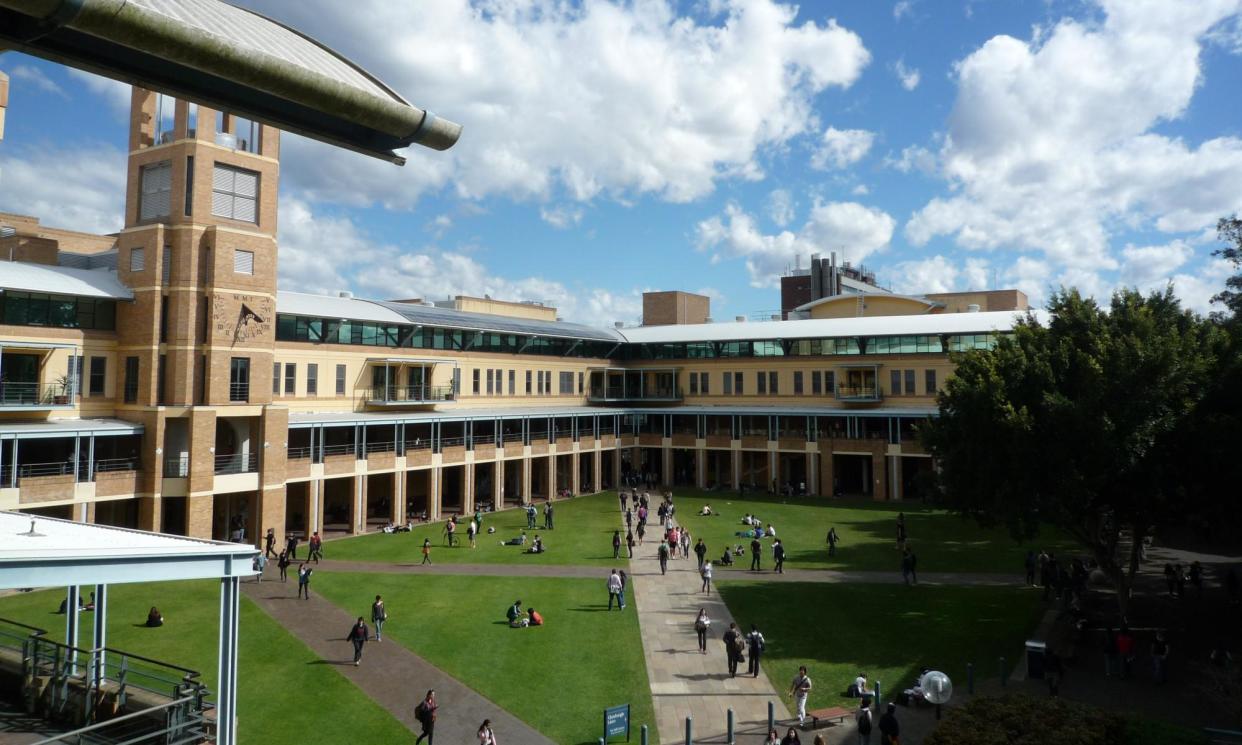 <span>The university campus of UNSW in Sydney. The government has announced new legislation to allow the education minister to set a maximum number of new international student enrolments providers can offer.</span><span>Photograph: Lico2020/Getty Images/iStockphoto</span>