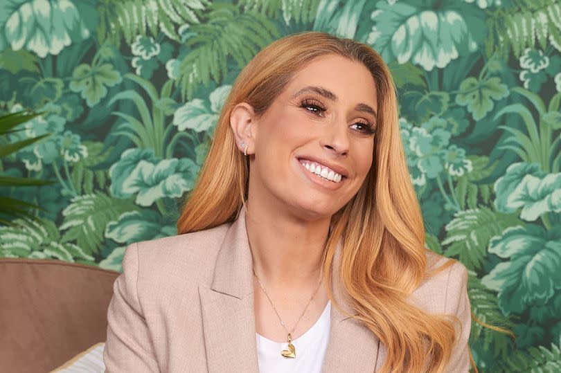 Stacey Solomon smiling