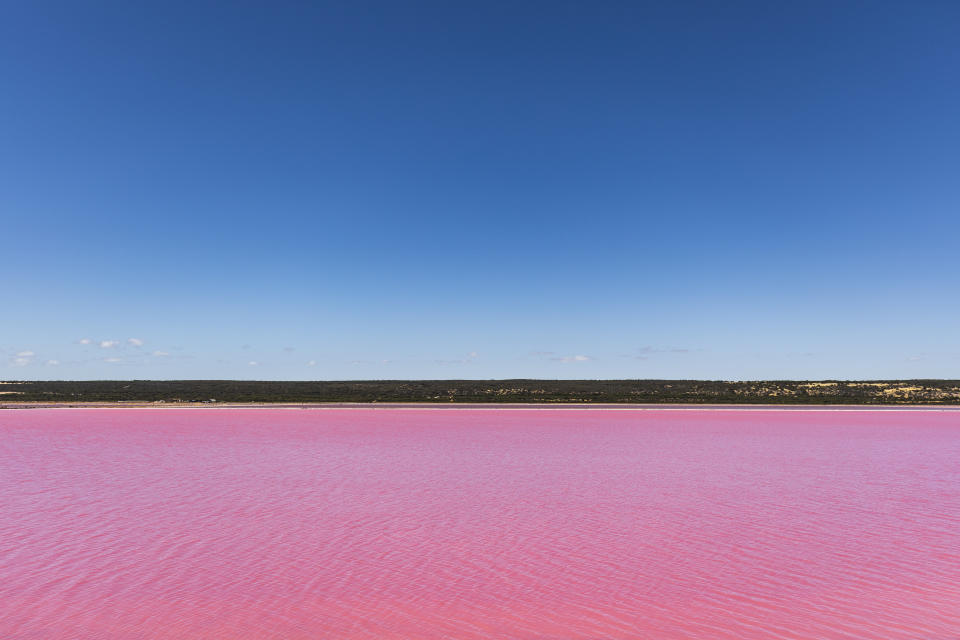 Más lagos rosados en Australia