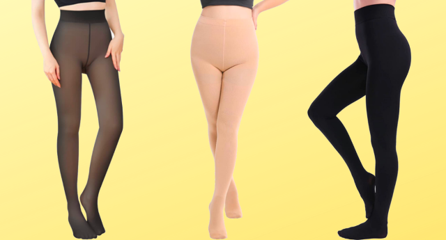 Amazon\'s best-selling fleece-lined tights are perfect for winter
