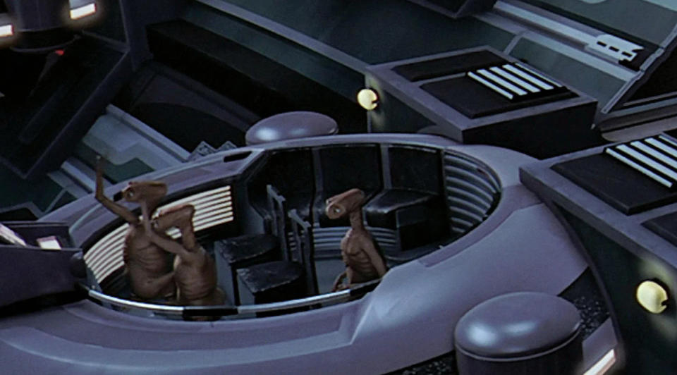 A screenshot of a movie Easter egg from Star Wars The Phantom Menace