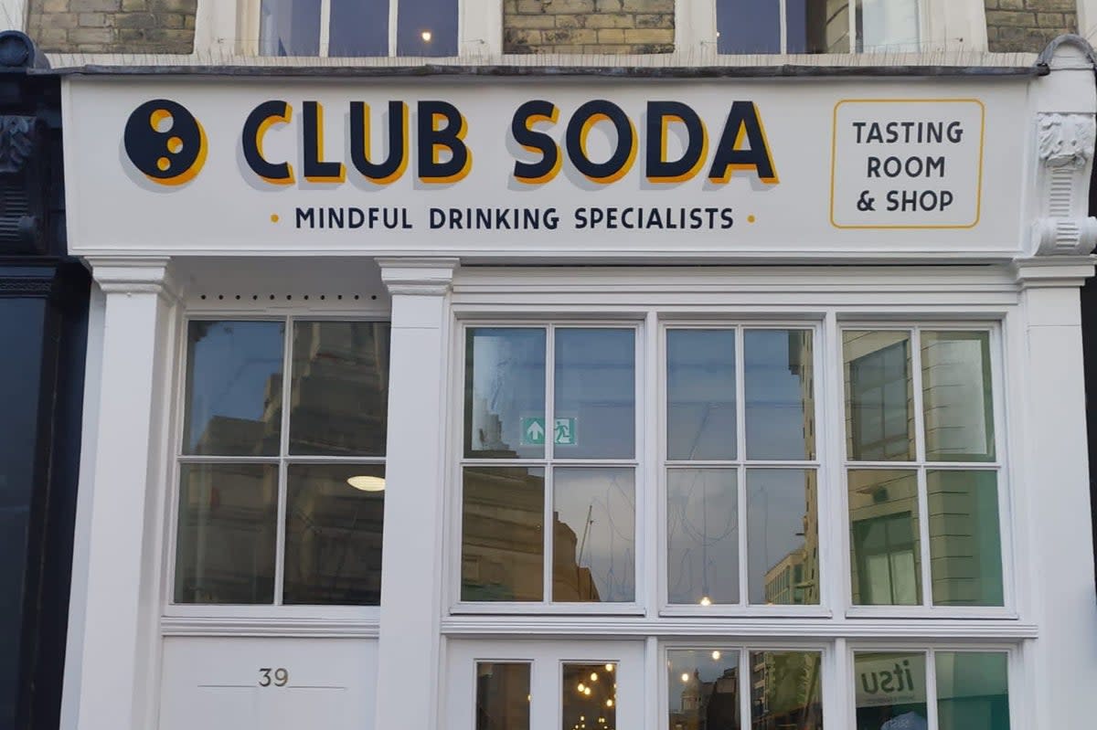 Just the tonic: Club Soda’s Tasting Room is a refreshingly alcohol-free alternative to London’s off-licences (Press handout)