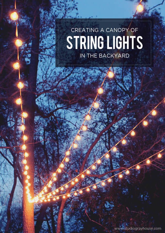 String Lights Canopy