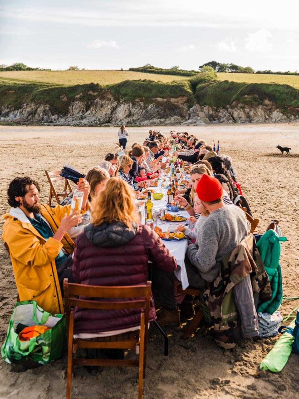 The Hidden Hut's beach feast - Danny North