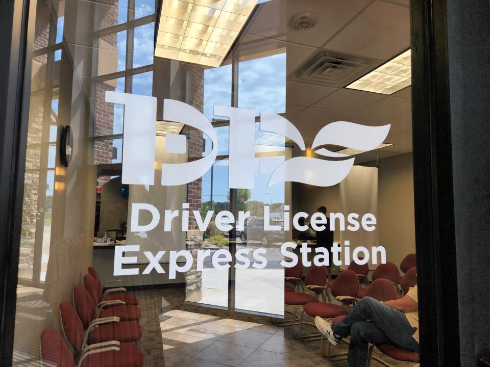 The new Driver License Express Station is located inside the Kings Crossing on the corner of 69th and Minnesota in Sioux Falls.