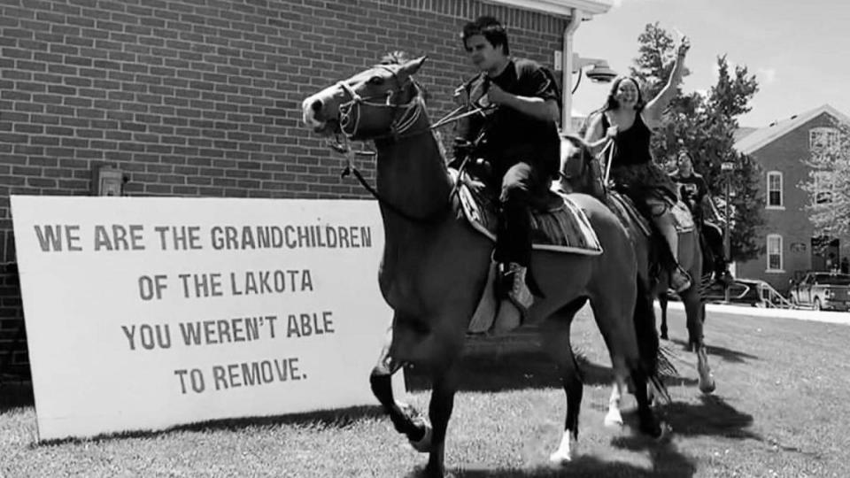 International Indigenous Youth Council at Red Cloud (Photo courtesy of IIYC Oglala Lakota Chapter)