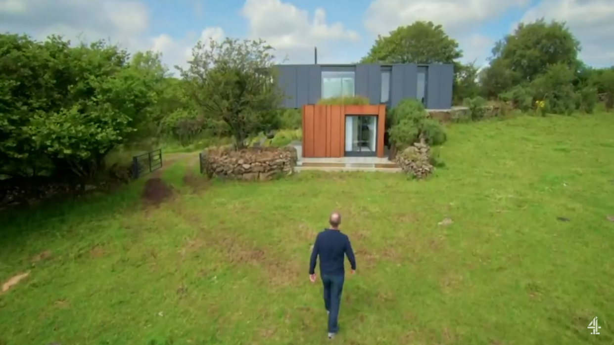 Kevin McCloud was a big fan of the shipping container house. (YouTube)