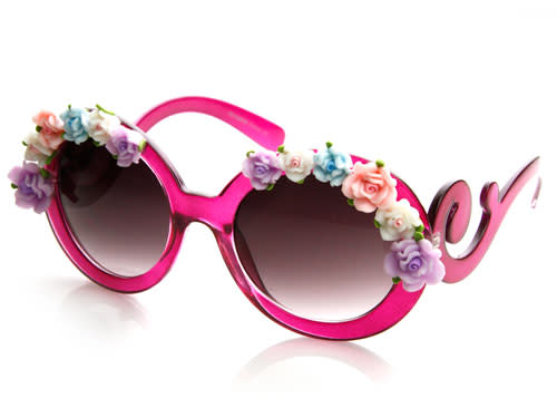 Girly: Flower Sunglasses