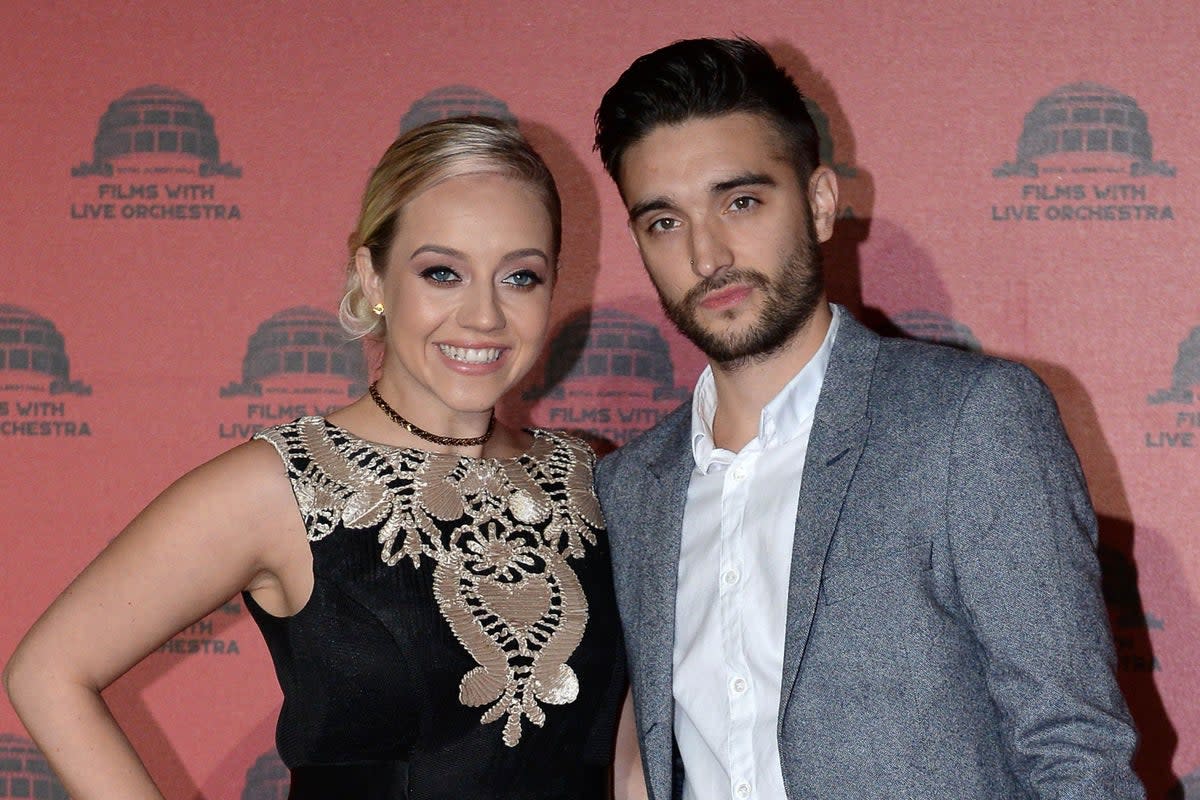 Tom Parker and his wife Kelsey (Stefan Rousseau/PA) (PA Wire)