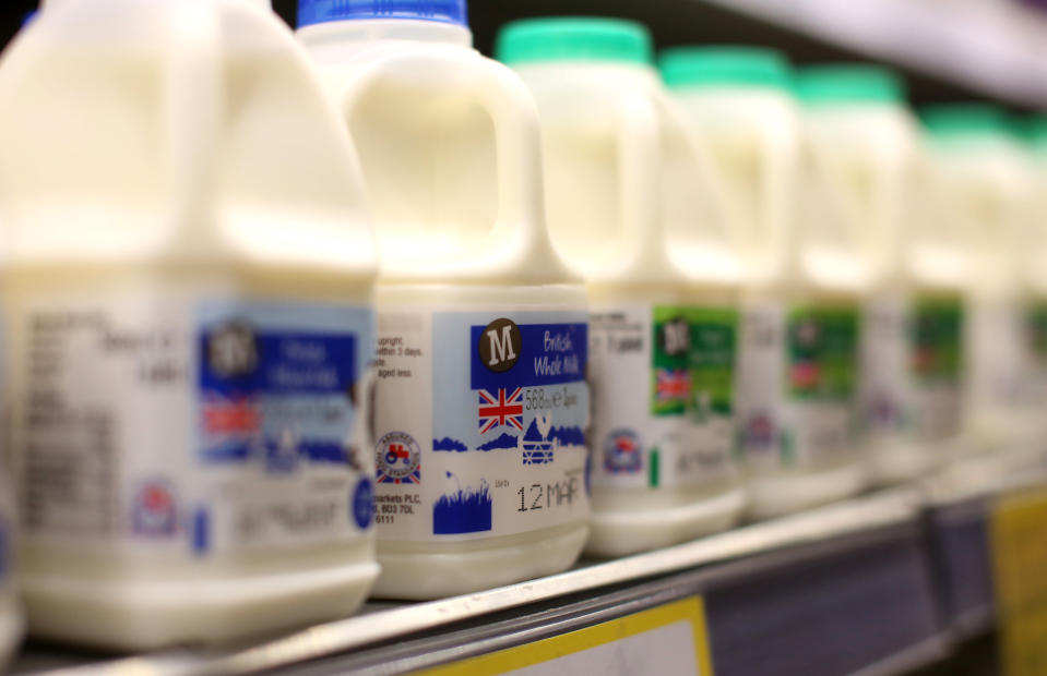 The price of milk at Morrisons has gone up 10% (Chris Ratcliffe/Bloomberg via Getty Images)