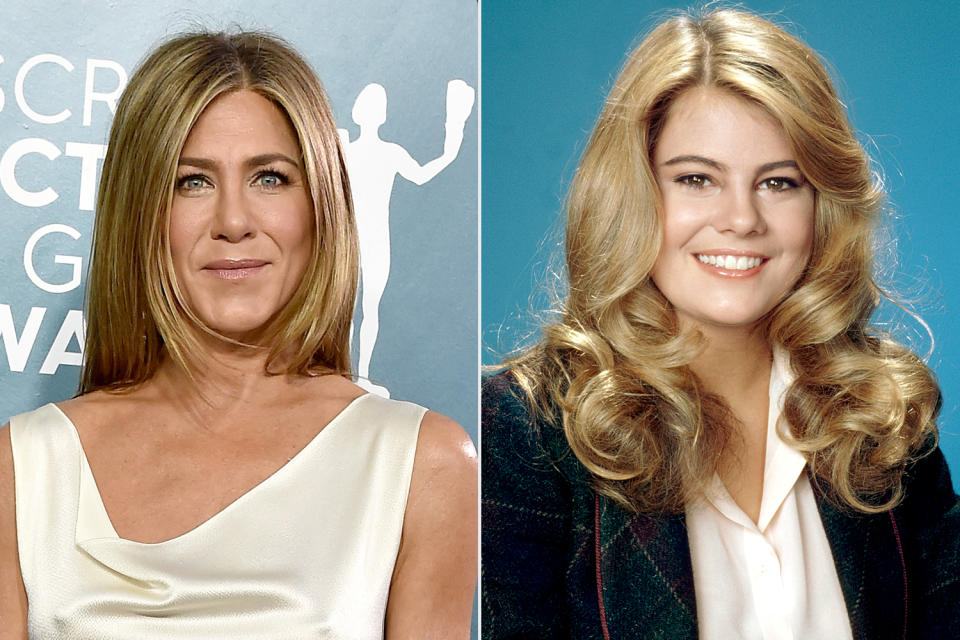 Jennifer Aniston and Lisa Welchel as Blair