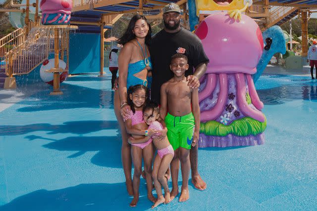 Karisma Hotels & Resorts Chanel Iman, Davon Godchaux and kids