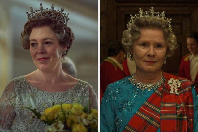 Cast of 'the Crown' Vs. Real-Life Royal Family and Politicians