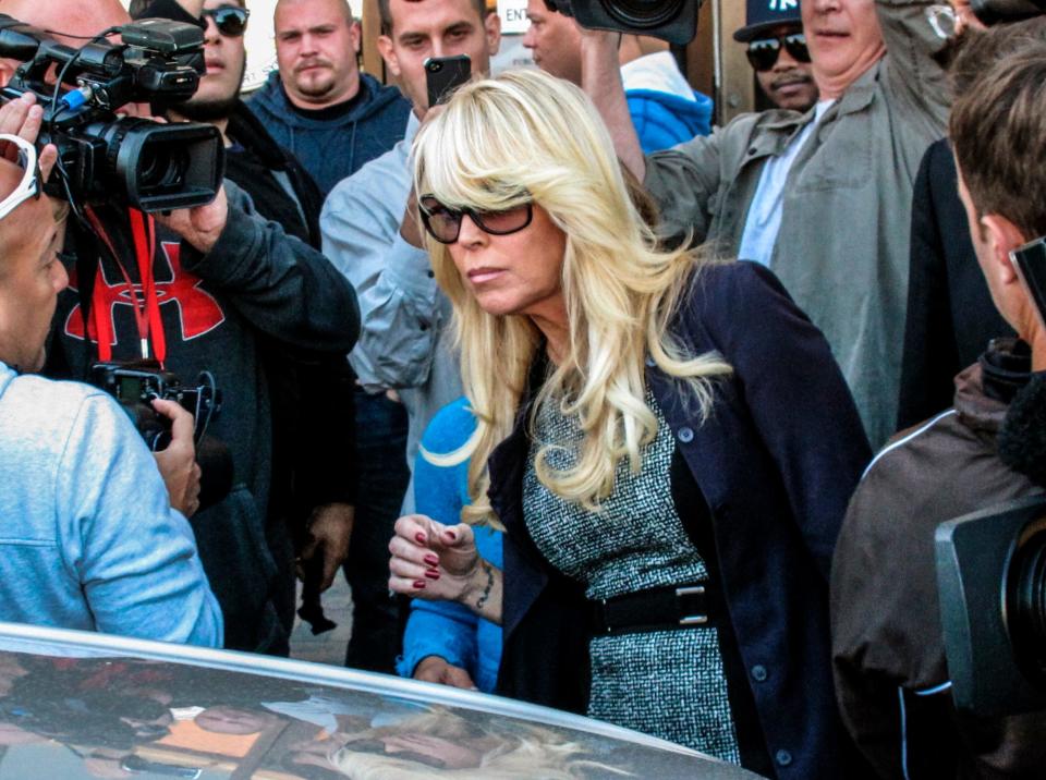 Dina Lohan, actor Lindsay Lohan's mother, pleaded guilty to drunken driving Tuesday and is expected to be sentenced to 18 days in jail and five years’ probation for rear-ending another car on Long Island and leaving the scene.