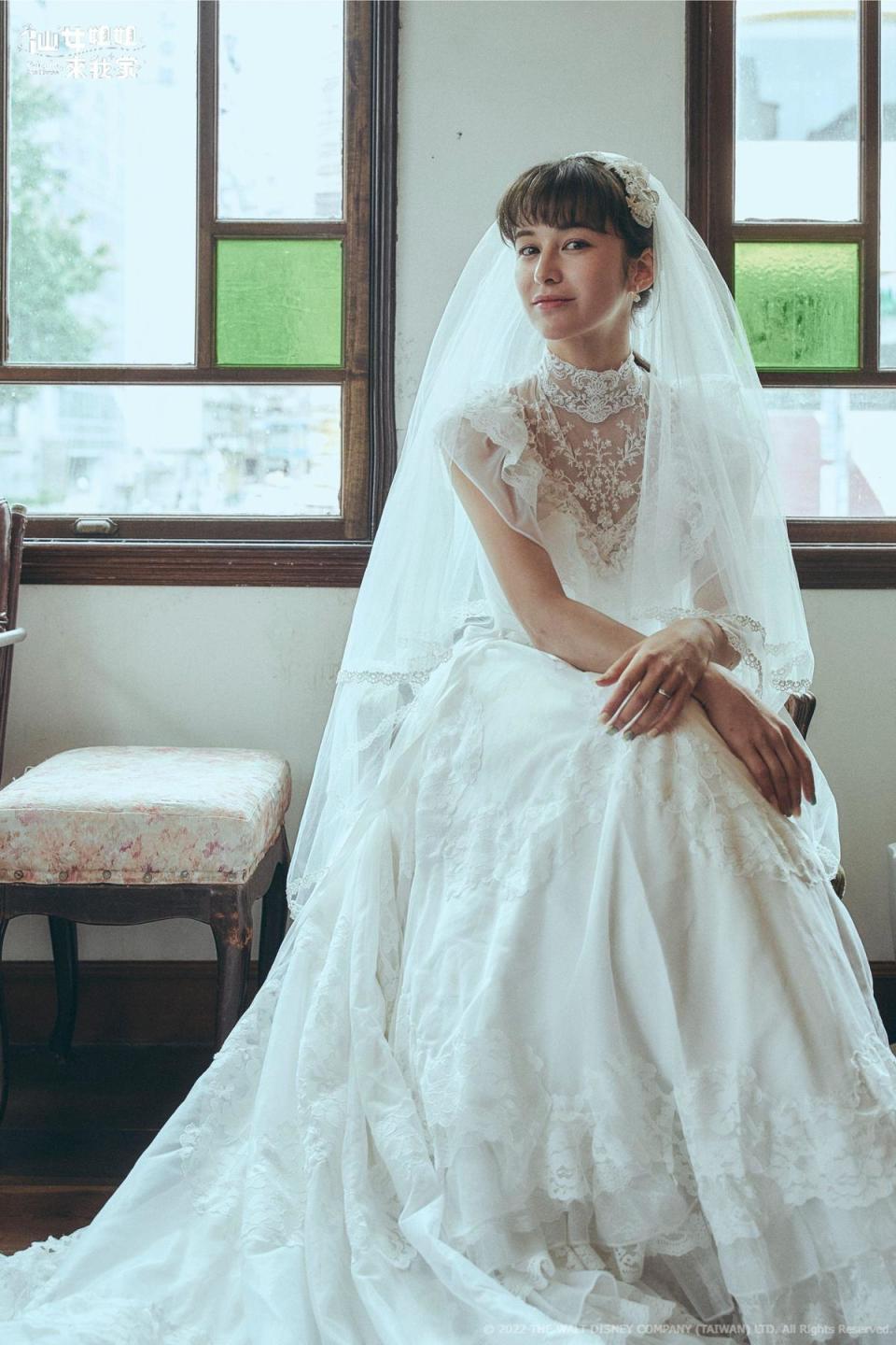 衛視中文台《仙女姐姐來我家》吳念軒與夏朧（圖）因戲拍攝絕美婚紗照。（衛視中文台提供）