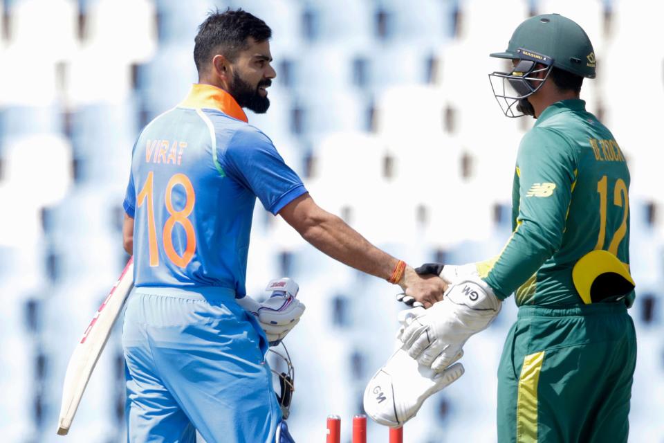 The cricket boards of India and South Africa agreed to reschedule a three-match One-Day International series to a later date. The first match on March 12 was washed out.