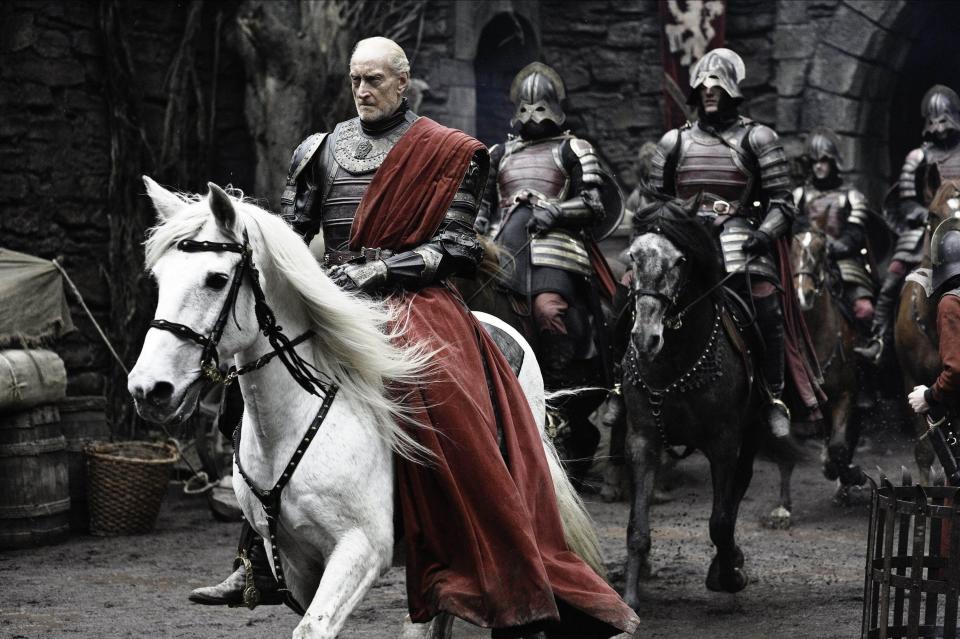 Charles Dance as Tywin Lannister in "Game of Thrones"