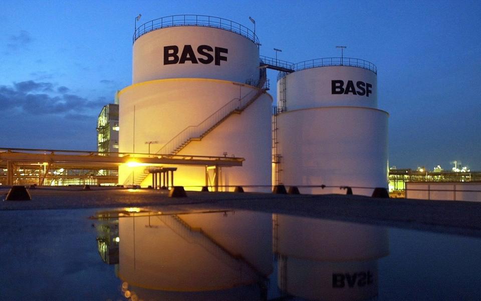 A BASF plant in Schwarzheide, Germany, 2000