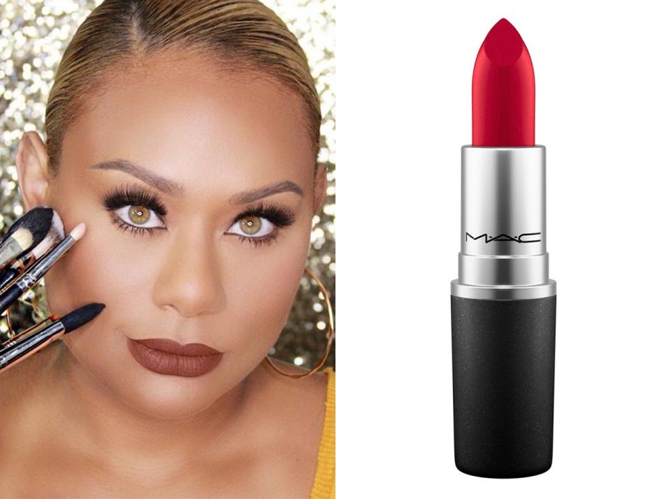 MAC Ruby Woo Lipstick, $19