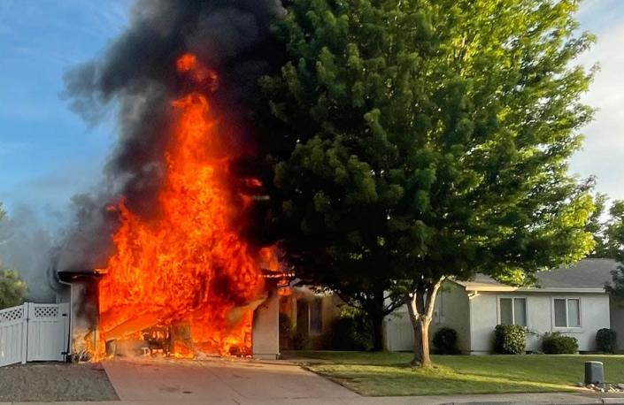 A fire that broke out Wednesday morning caused about $500,000 damage to a home in Anderson.