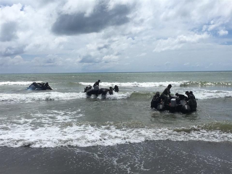 圖為2018年海軍陸戰隊操演情形。（圖取自facebook.com/ROCNAVY.tw）