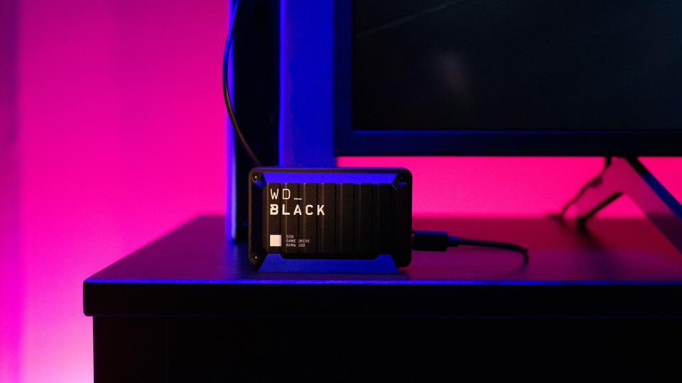 Aimed at gamers, the WD_Black D30 can store up to 50 games, allowing you to archive your game library or make space on your console for others.