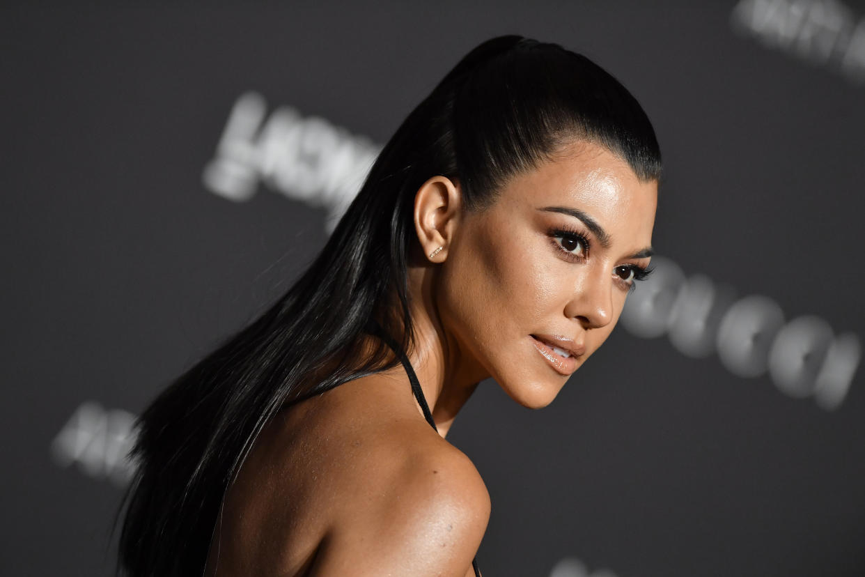 Kourtney Kardashian opened up about what it was like giving birth on television during filming of 'Keeping Up With the Kardashians.'  (Photo: Axelle/Bauer-Griffin/FilmMagic)