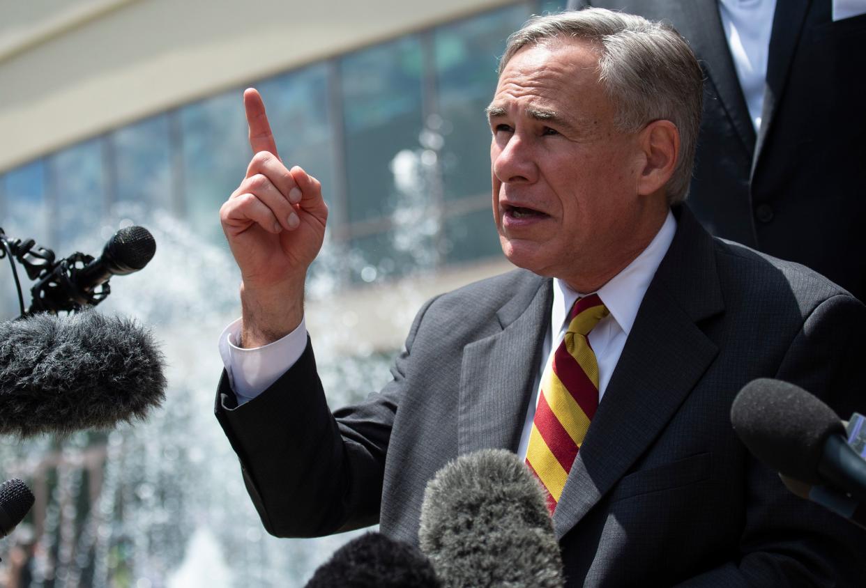 Texas governor Greg Abbott (AFP via Getty Images)