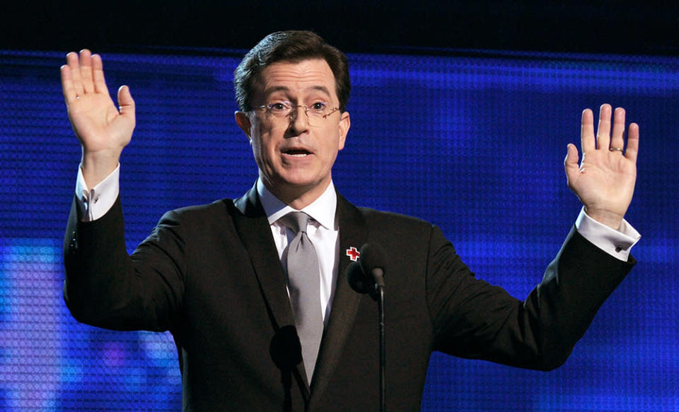 Stephen Colbert <a href="http://www.thewrap.com/deal-central/column-post/colberts-oscar-slam-disappears-15302" rel="nofollow noopener" target="_blank" data-ylk="slk:trash-talked;elm:context_link;itc:0;sec:content-canvas" class="link ">trash-talked</a> the Oscars the night after the 2010 award show, calling it "Hollywood's biggest stroke-fest" and "the one day of the year you have to give a crap about what a sound editor does."