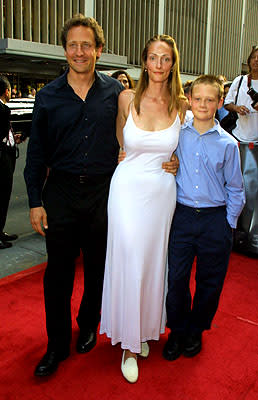 Sam Robards and family at the New York premiere of Warner Brothers' A.I.: Artificial Intelligence