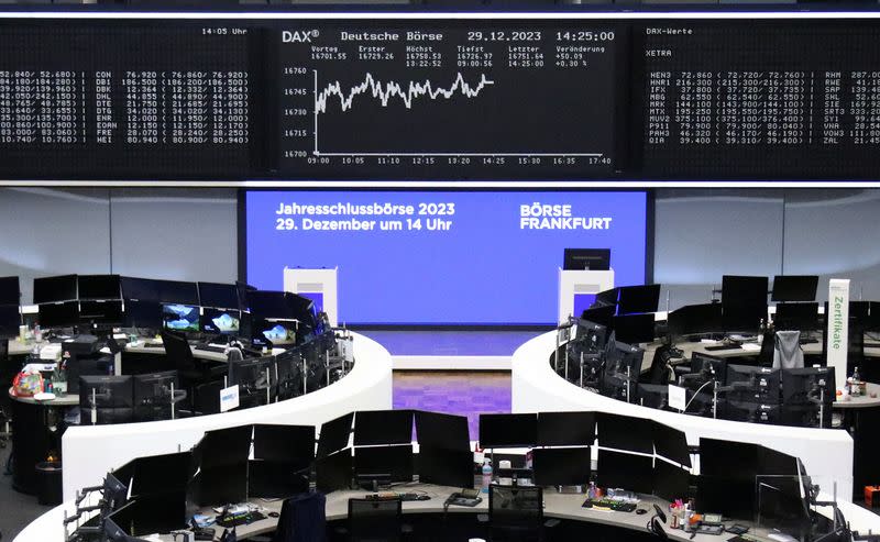 German share price index DAX graph is pictured at the stock exchange in Frankfurt