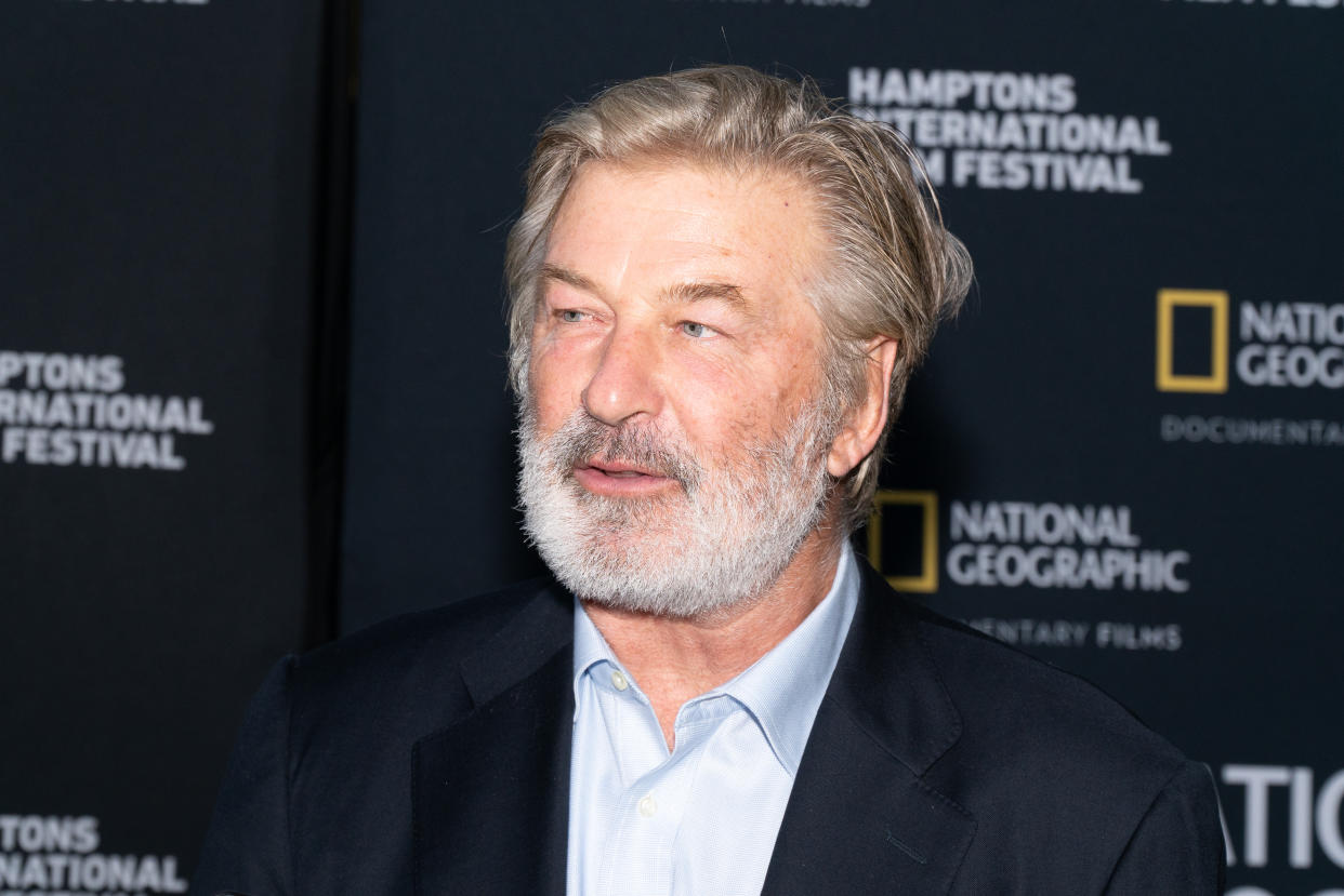 Alec Baldwin attends the 29th Annual Hamptons International Film Festival Opening Night screening of First Wave at Guild Hall in East Hampton, NY on October 7, 2021 (Photo by David Warren /Sipa? USA)