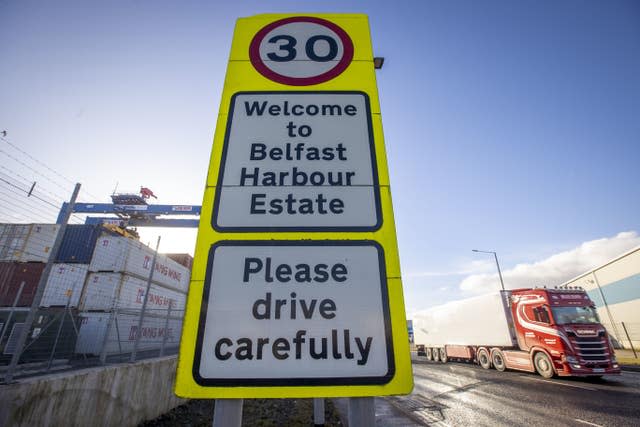 General views of Belfast Harbour