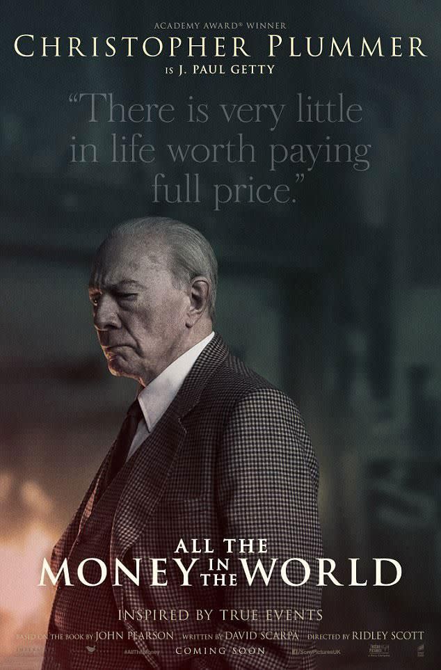 Plummer takes a starring role in the trailer, as well as on posters for the flick. Source: Roadshow Films