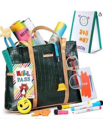 Litti City Teacher Purse Set