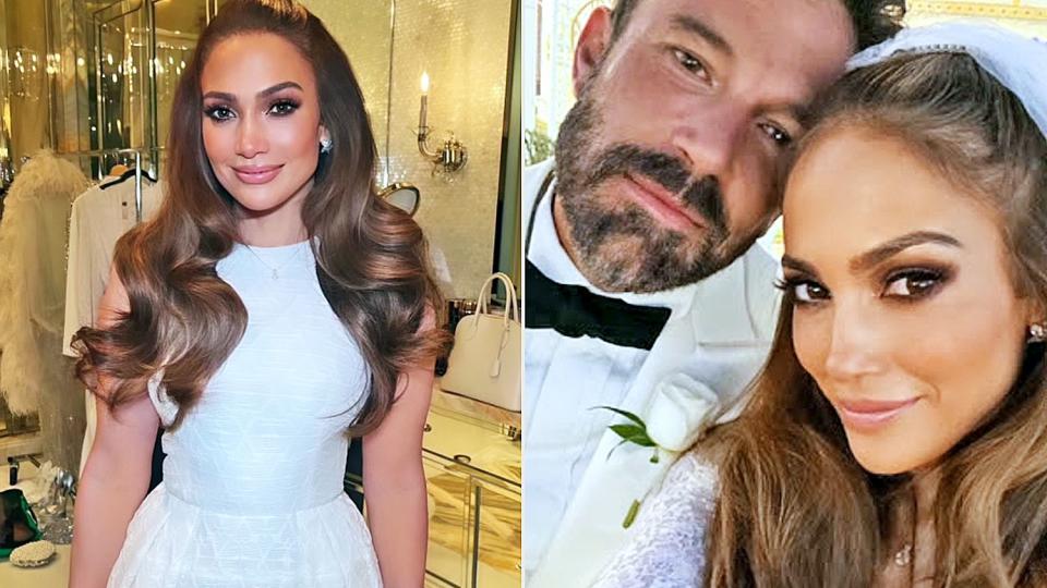 https://www.instagram.com/reel/CgIaA1kAMlz/? chrisappleton1 Verified Last minute feelings before the wedding …. �� 1higshid=YmMyMTA2M2Y%3D Jennifer Lopez uploaded to her newsletter pics from her and Ben's wedding. Credit: On The JLo