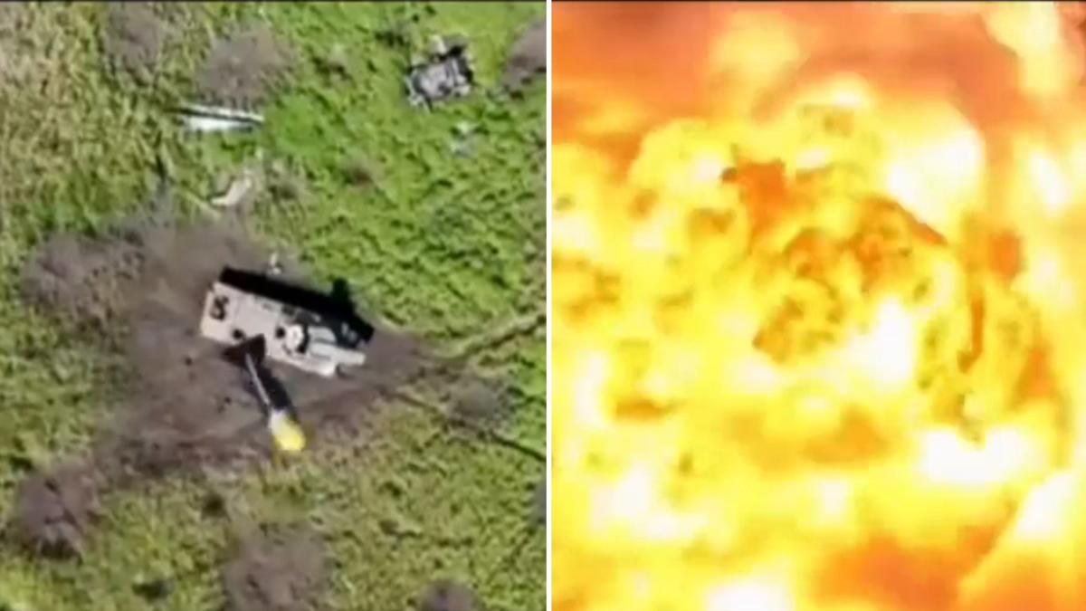 Украинските сили унищожиха руска машина за обезвреждане на мини UR