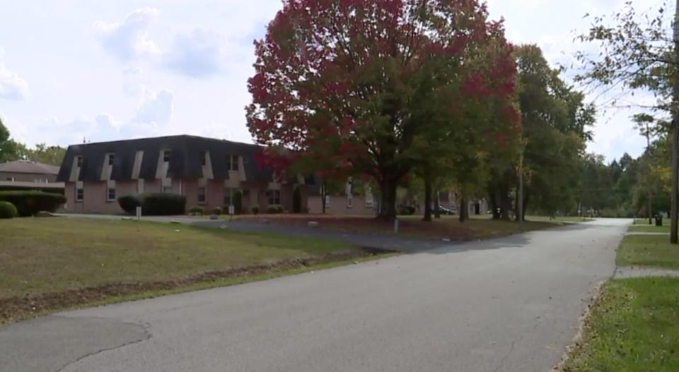 Police said they were called to this Boardman, Ohio, neighborhood on Saturday over a clown chasing a child. (Photo: Fox 8 News)