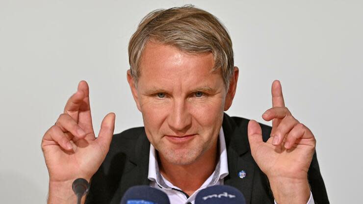 „Die prägende Persönlichkeit des „Flügels“ ist Björn Höcke.“ Foto: dpa