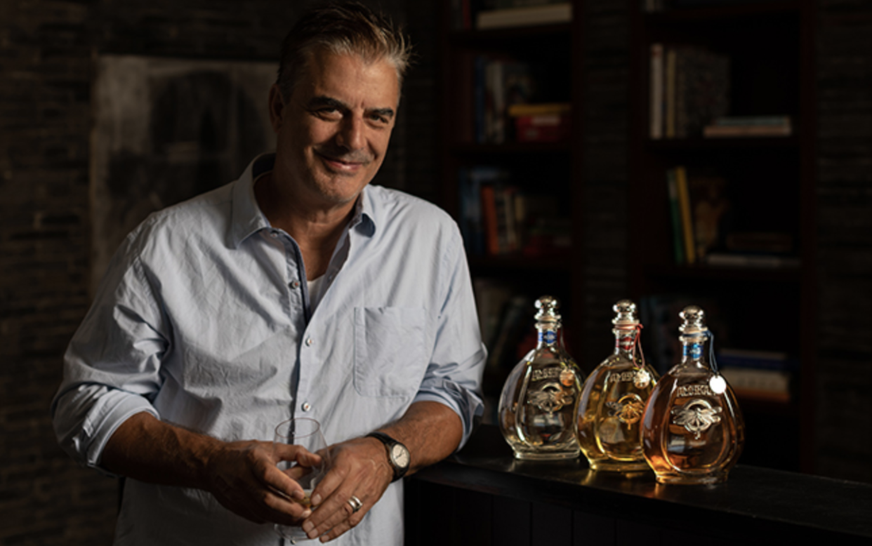 Actor Chris Noth is a majority shareholder and brand ambassador for Ambhar Tequila. The boutique brand produces about 300,000 bottles of tequila a year.