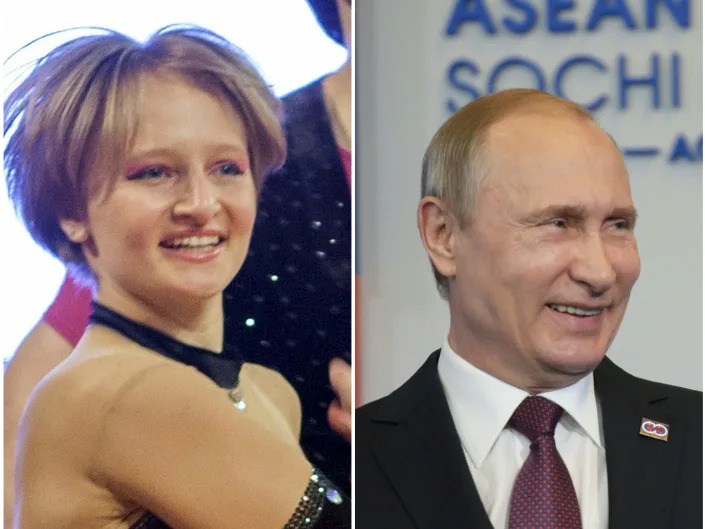 vladimir putin and daughter Katerina Tikhonova