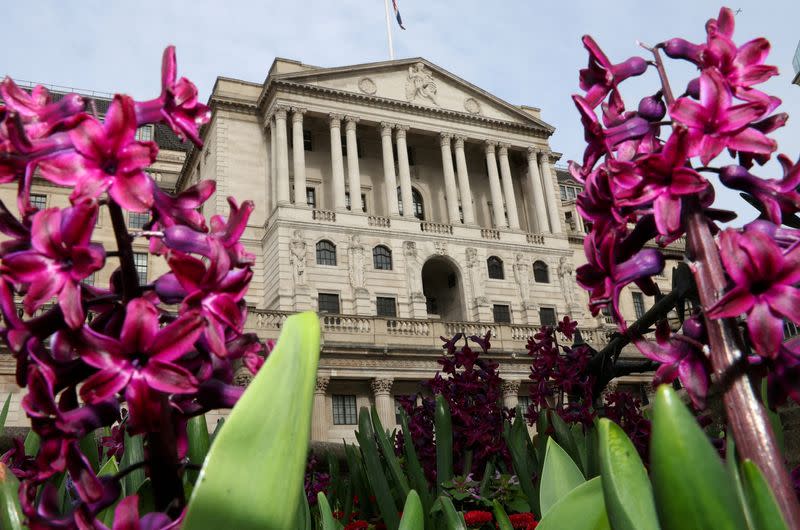 FILE PHOTO: Bank of England building in London