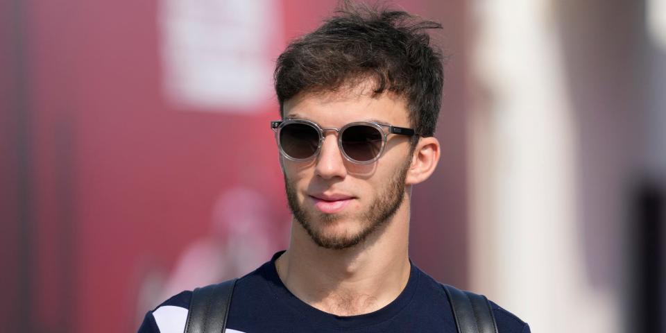 Pierre Gasly of the AlphaTauri F1 team at the 2021 Qatar Grand Prix.