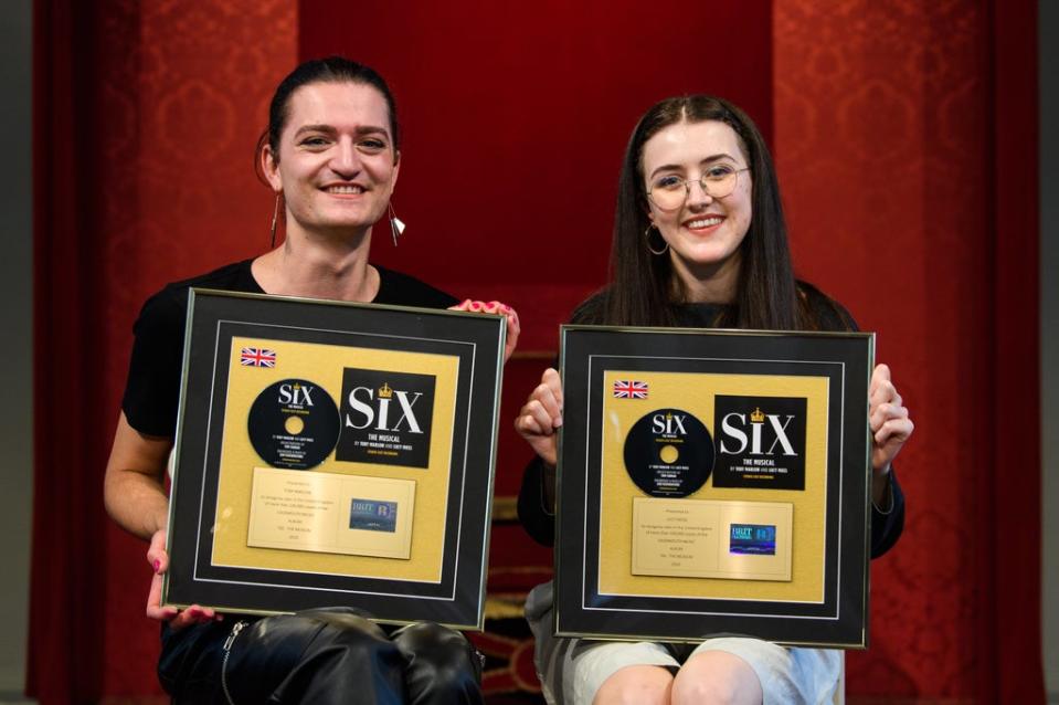 ‘Six’ creators Toby Marlow and Lucy Moss (Getty Images)