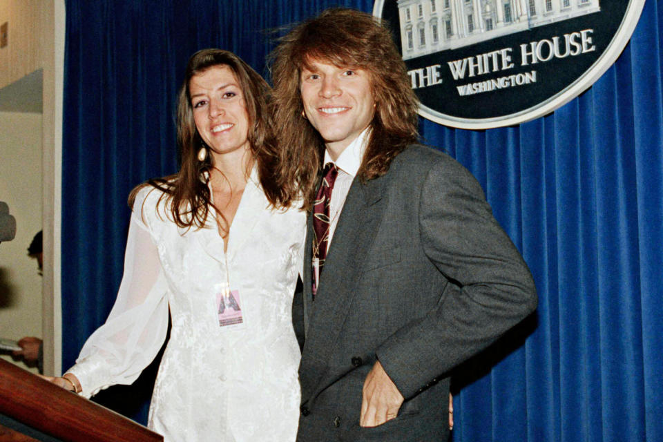 At the White House in 1990