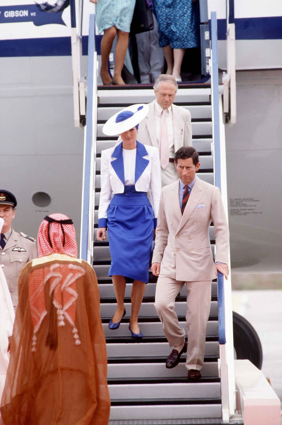 <p>The Prince and Princess of Wales on a royal visit to Dubai.</p>